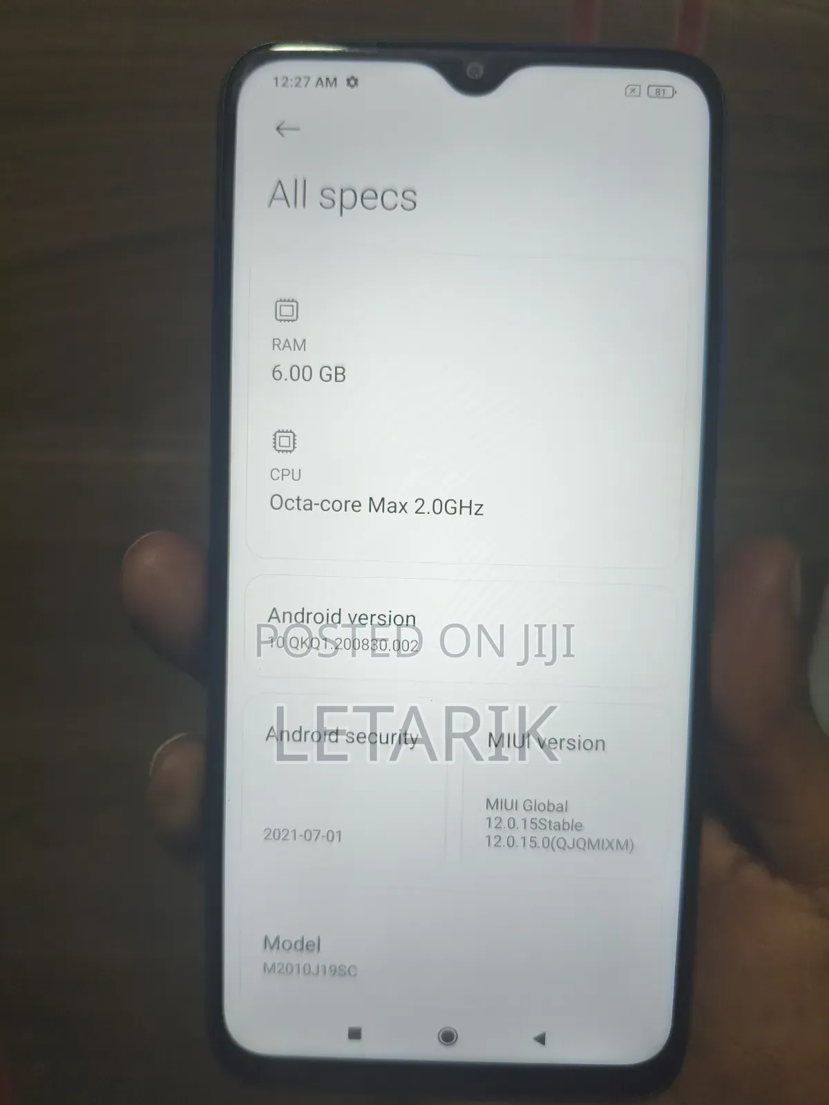 Xiaomi Redmi Note 9 4G 128 GB Blue