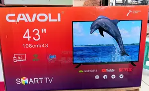 Cavoli 43 Inch Tv Smart Android 14.0 Nwe 2025 Tv