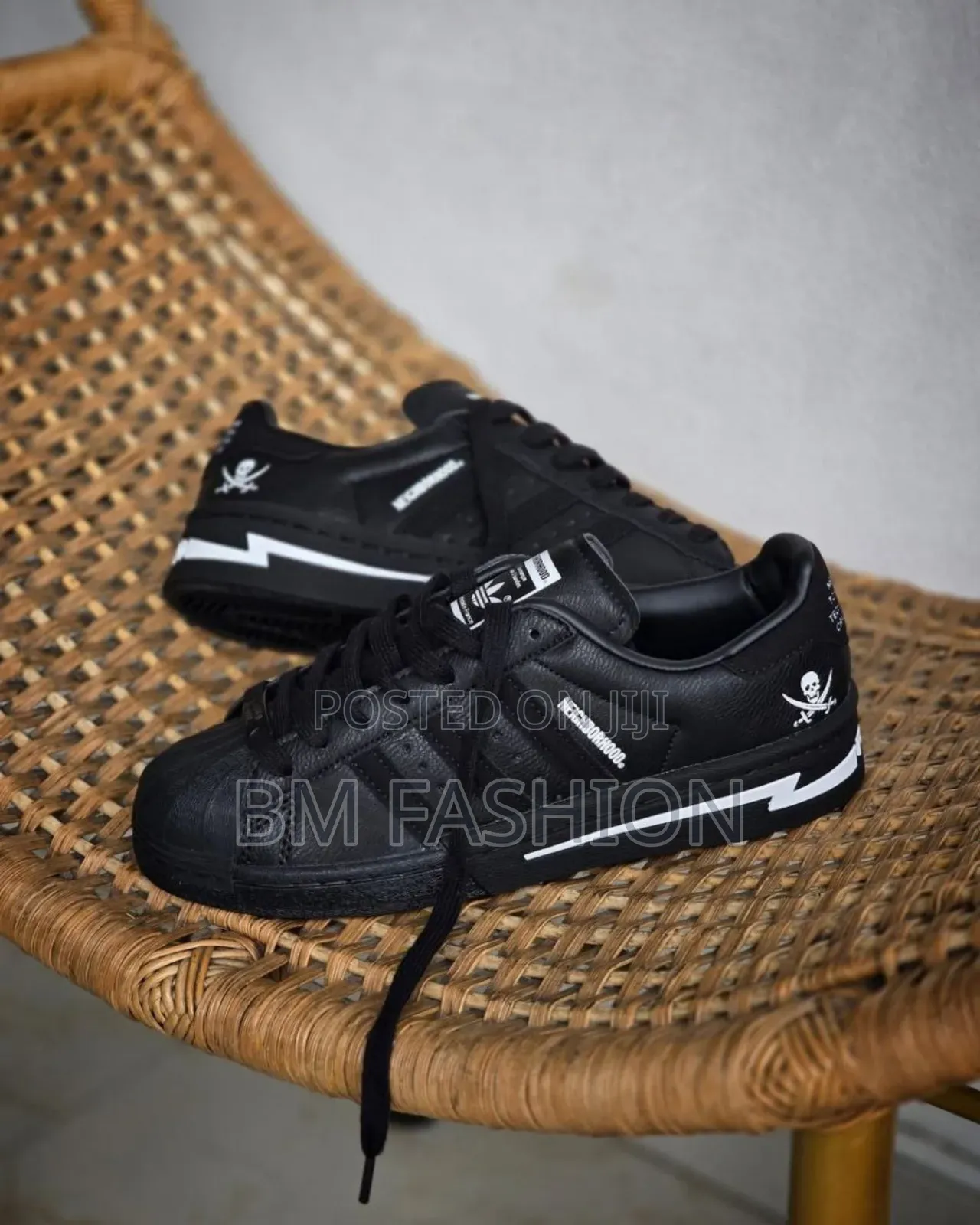 Neighborhood X Adidas Superstar "Ink Black"