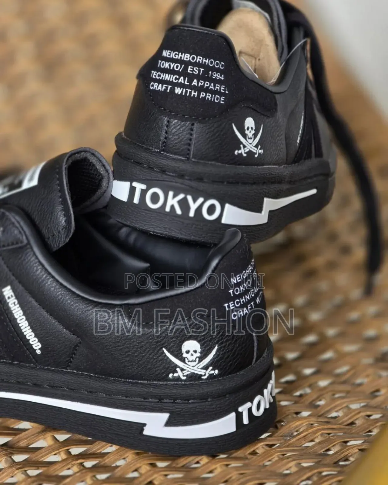 Neighborhood X Adidas Superstar "Ink Black"