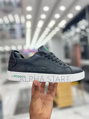 Lacoste Master Quality High Flat Black Color