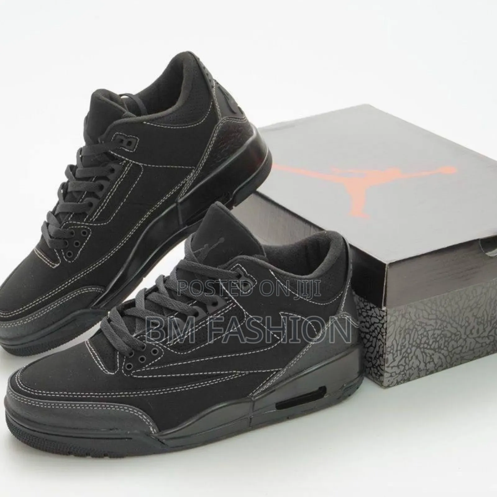Black Jordan 3 |Free Delivery|