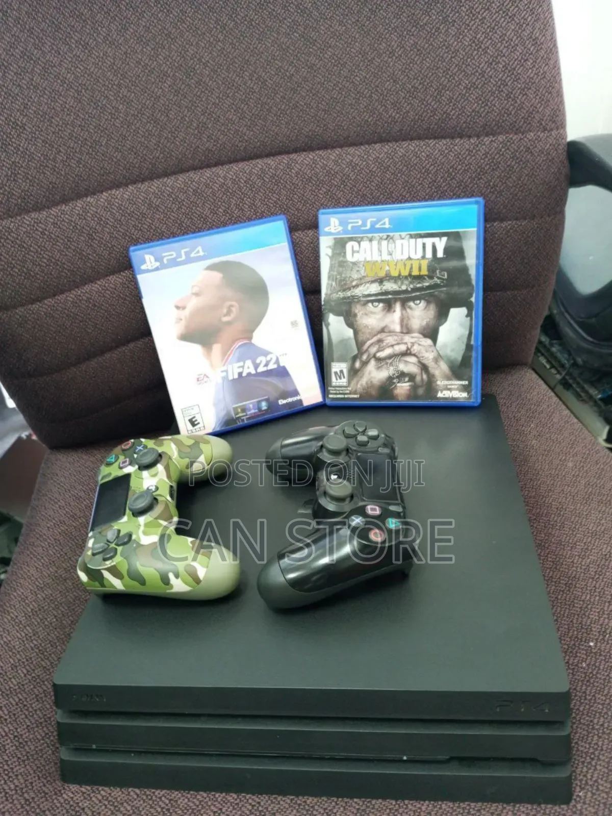 Playstation 4pro With 2joystick and Call Duty Wwii Games