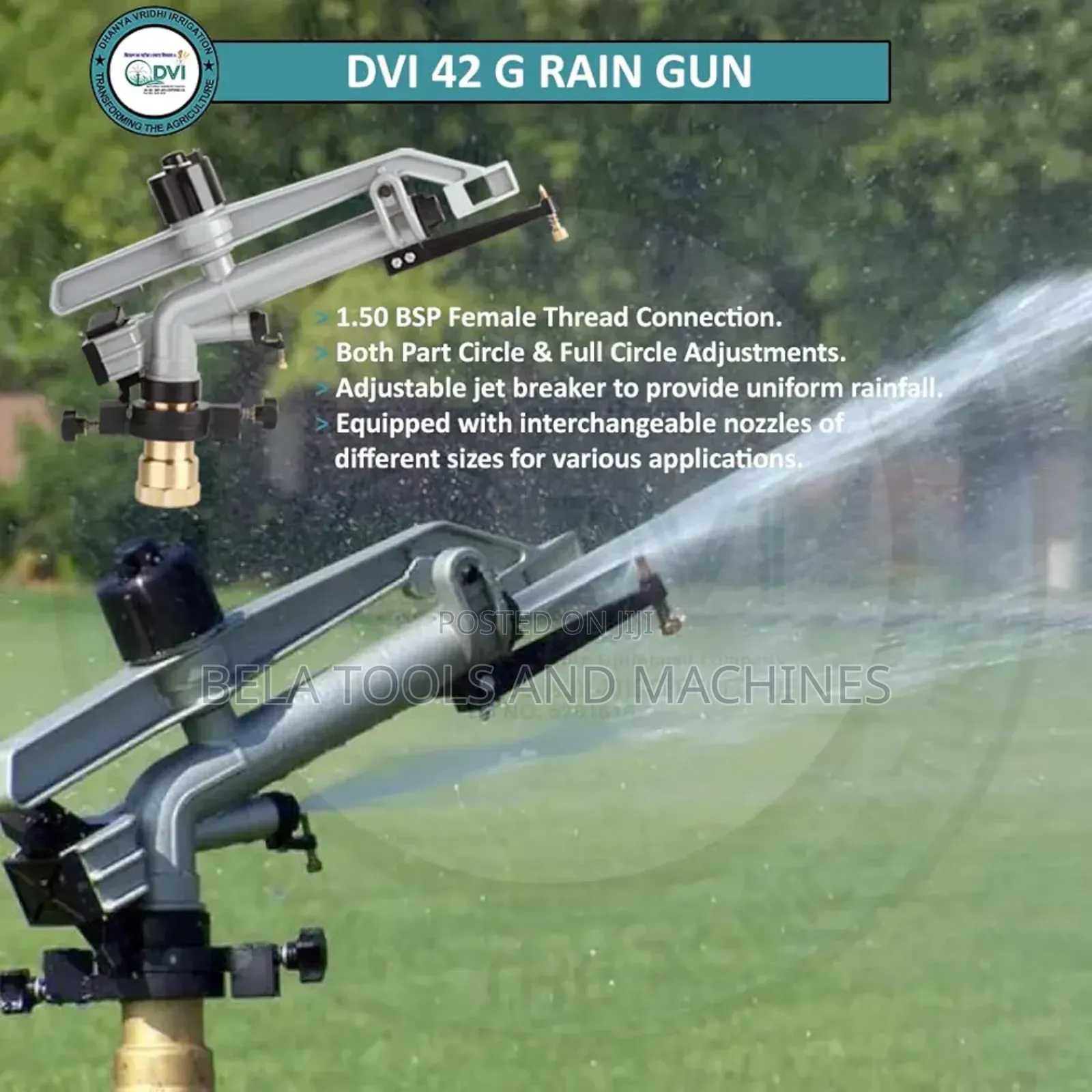 Sprinkler High-quality Agricultural Rain Gun Sprinkler Up To 42meter