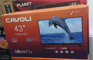 Cavoli 43” Tv – New Model With Clear Picture Smart Features!