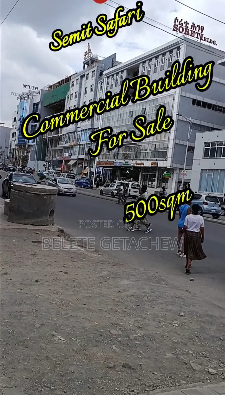 Semiit Safari, G+3 Commercial Building for Sale 500sqm