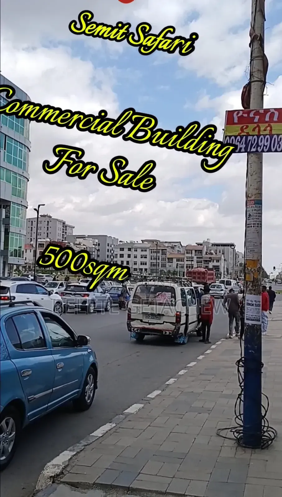 Semiit Safari, G+3 Commercial Building for Sale 500sqm