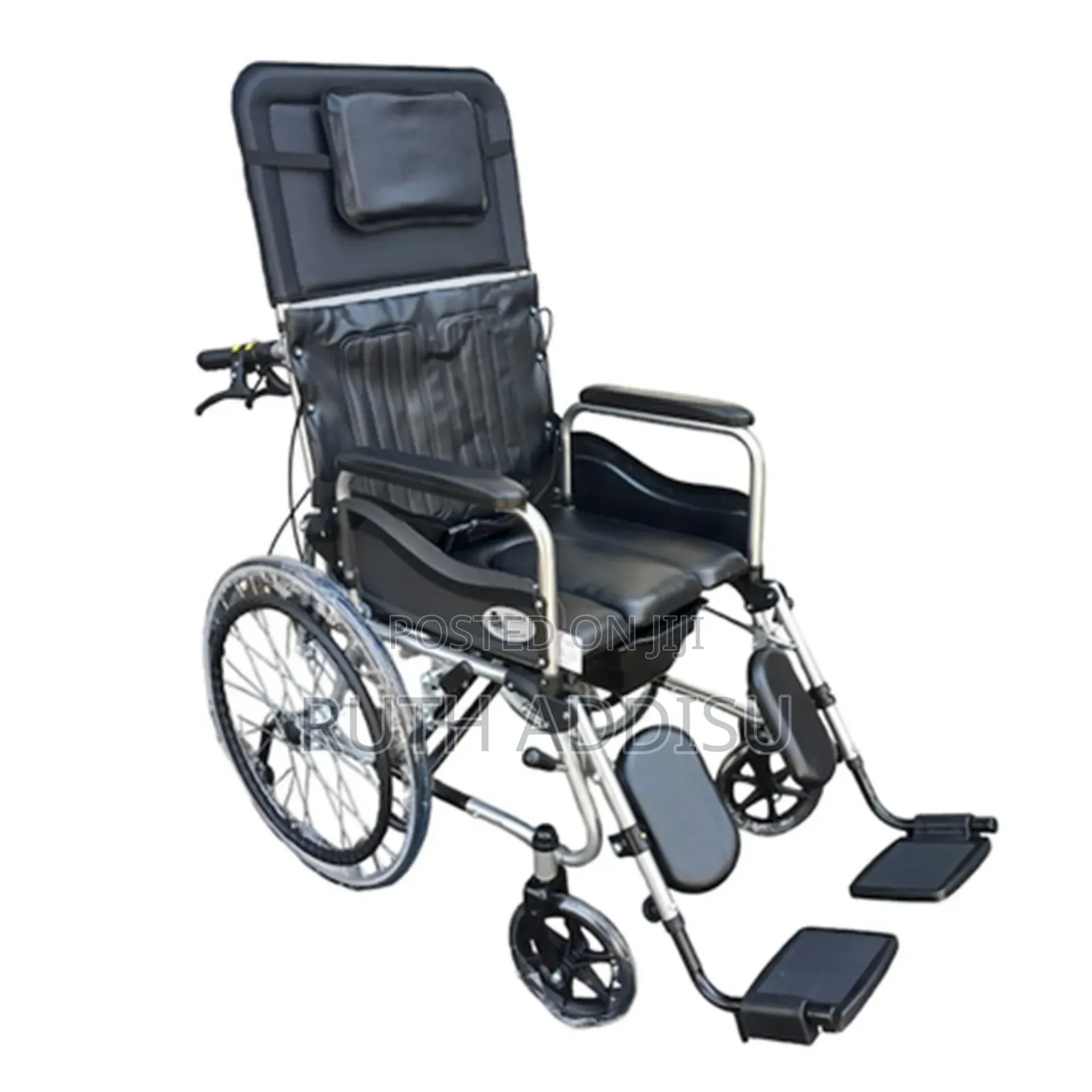 የሚተኛ ዊልቸር Wheelchair Foldable Commlde Whewlchair in Ethiopia ዊልቸር ዋጋ