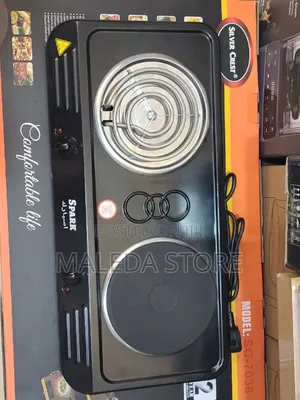 Spark Hot Plate ባለሁለት ምድጃ ስቶቭ