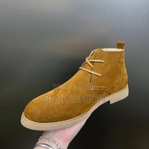 Photo - Authentic Men's Suede Chukka Boots |Brown| With Free Delivery