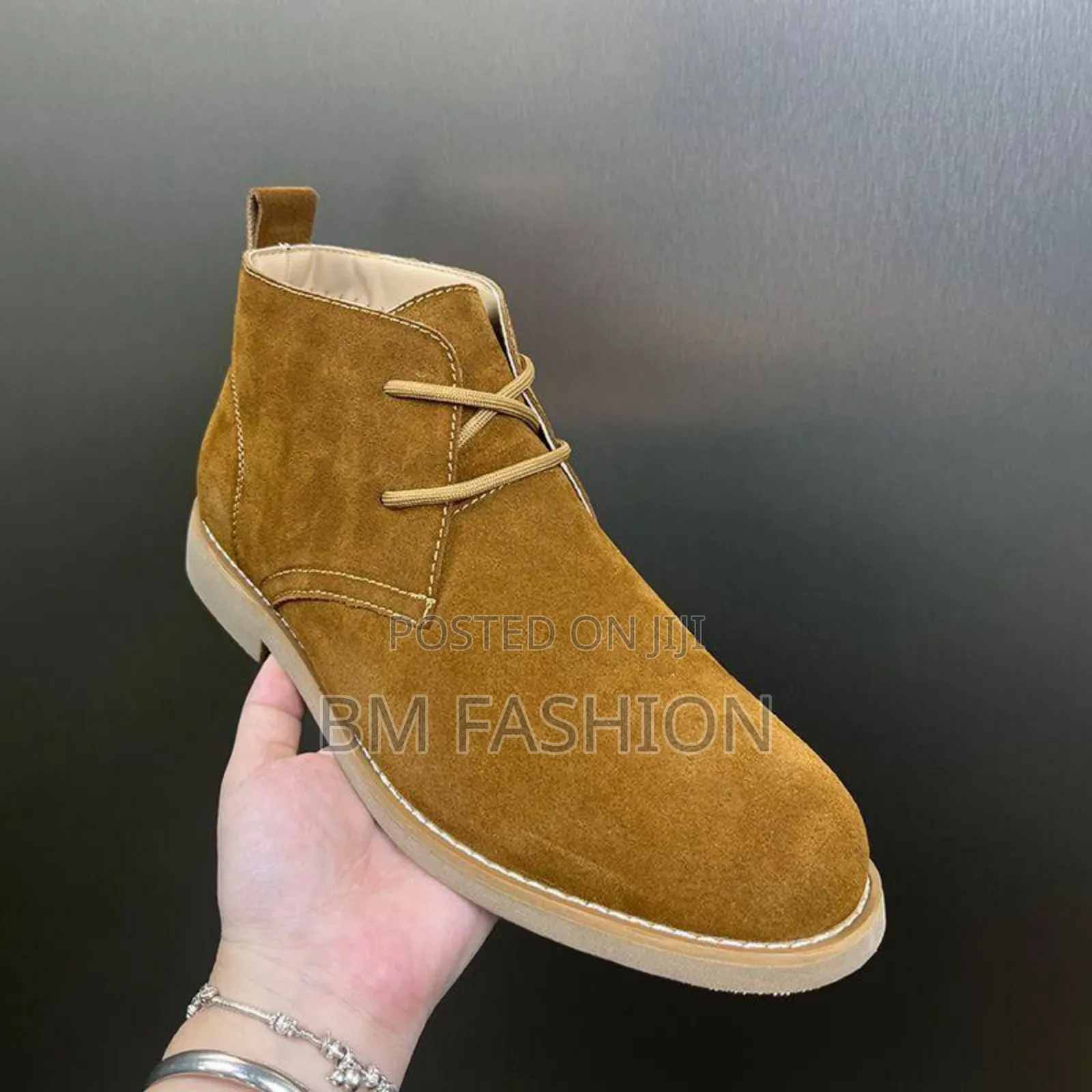 Authentic Men's Suede Chukka Boots |Brown| With Free Delivery