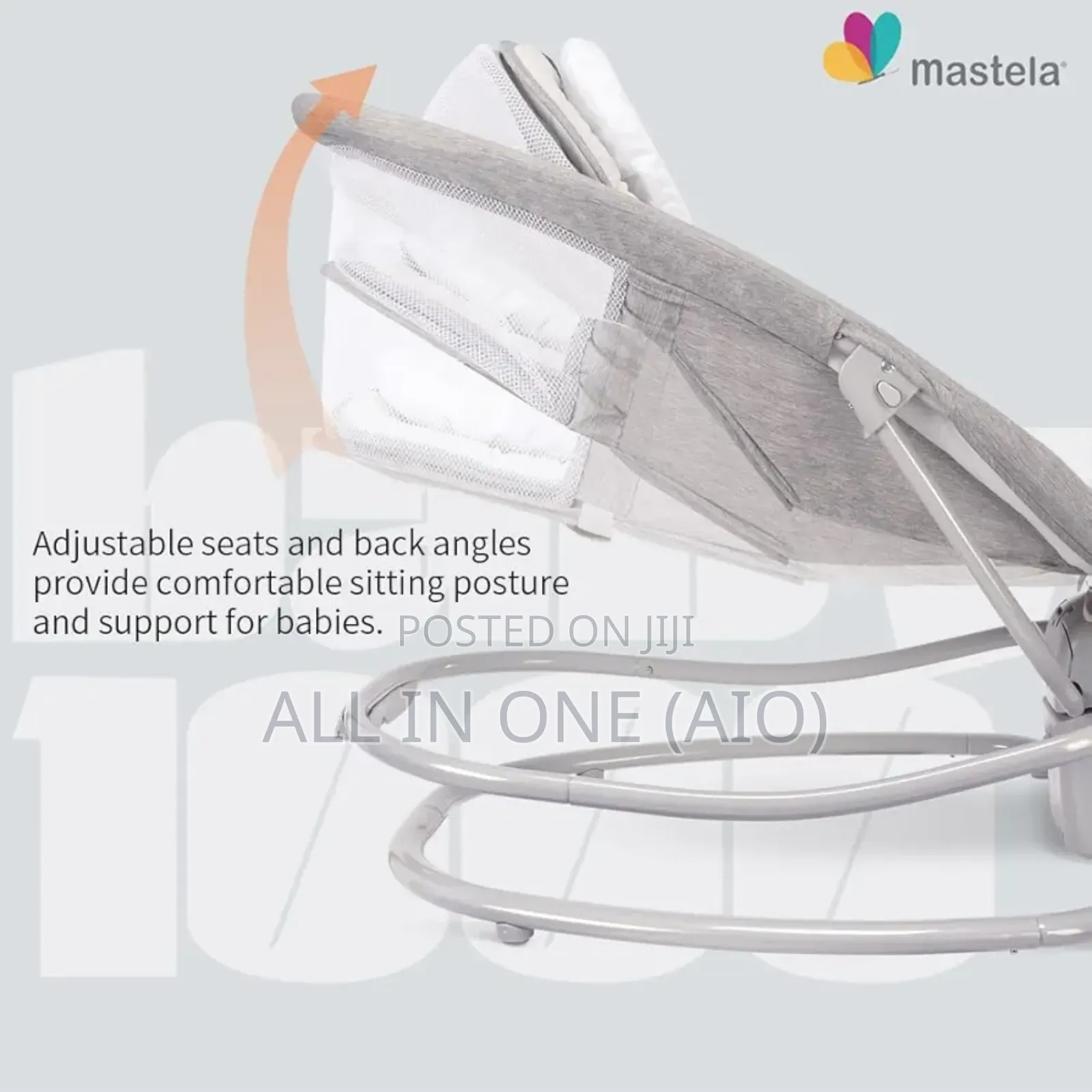 Mastela 4-in-1 Baby Swing for Infants With Dinner Plate