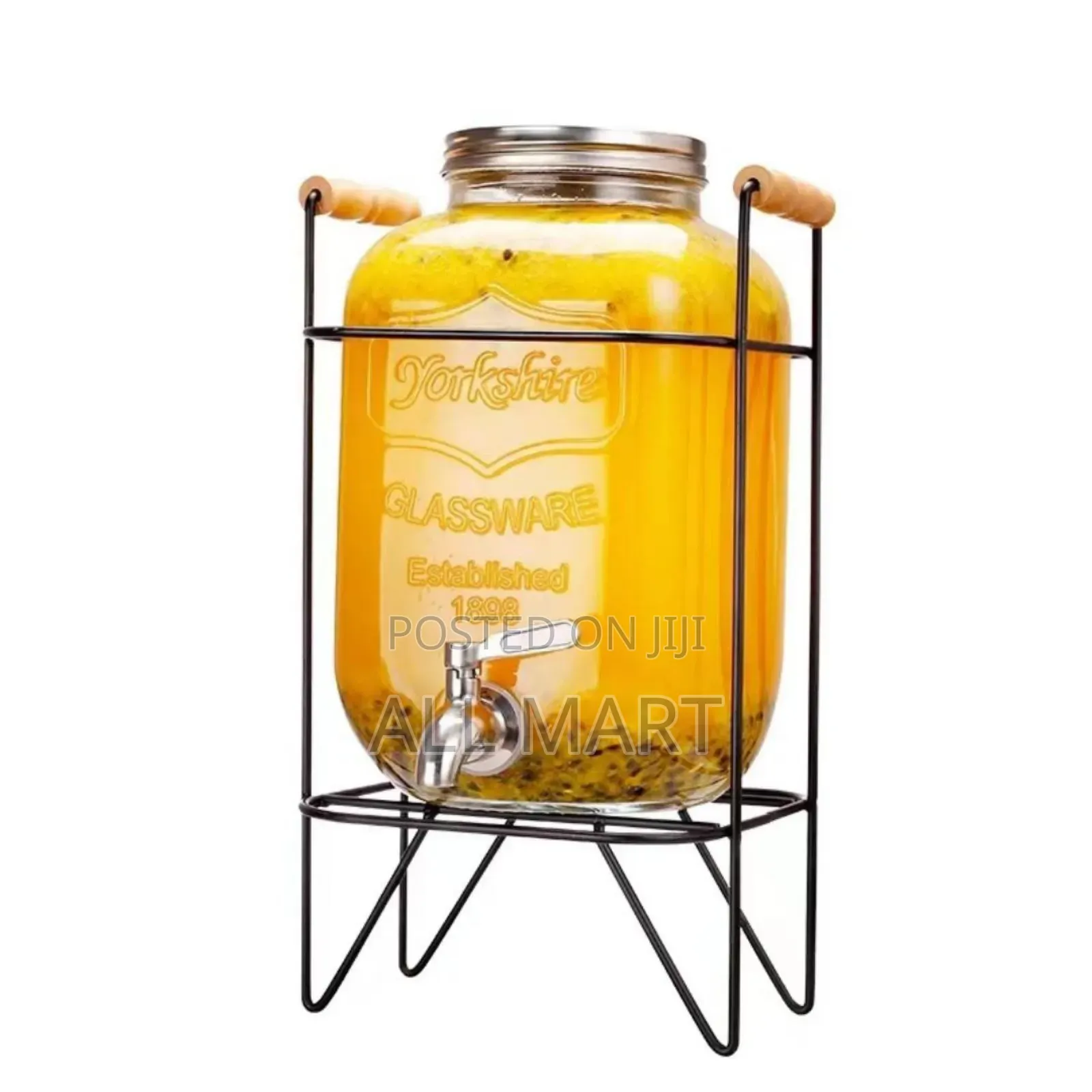 Glassware Beverage Dispenserwith A Stand