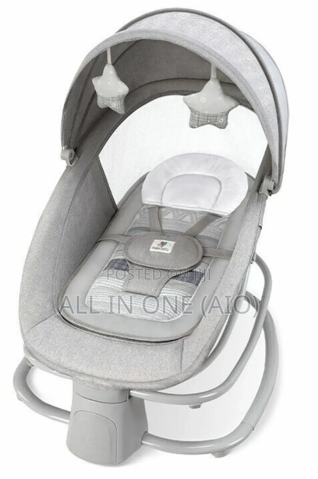 Mastela 4-in-1 Baby Swing for Infants With Dinner Plate