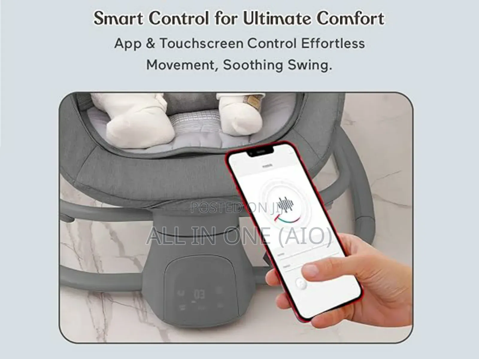 Mastela 4-in-1 Baby Swing for Infants With Dinner Plate