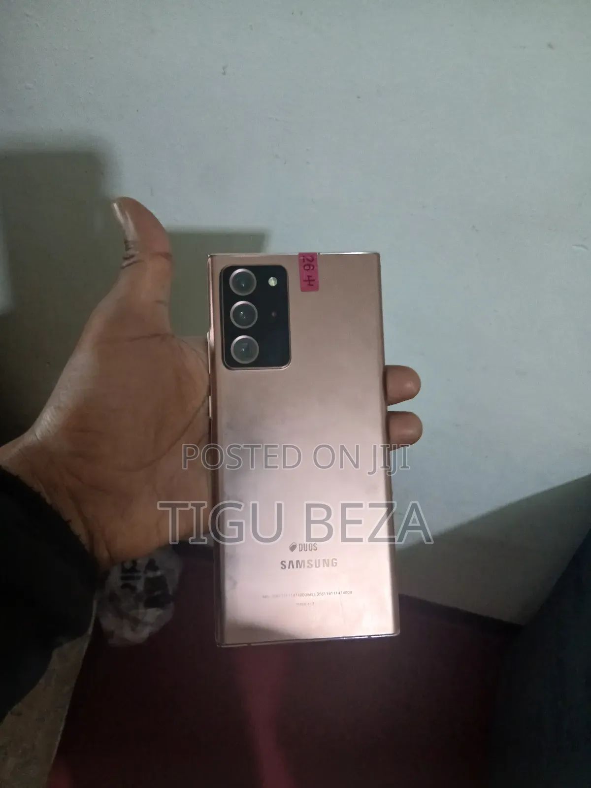 Samsung Galaxy Note 20 Ultra 5G 256 GB Gold