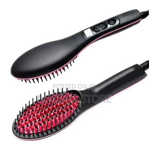 Photo - Kemei Professional Hair Straightener Brush