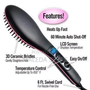 Kemei Professional Hair Straightener Brush