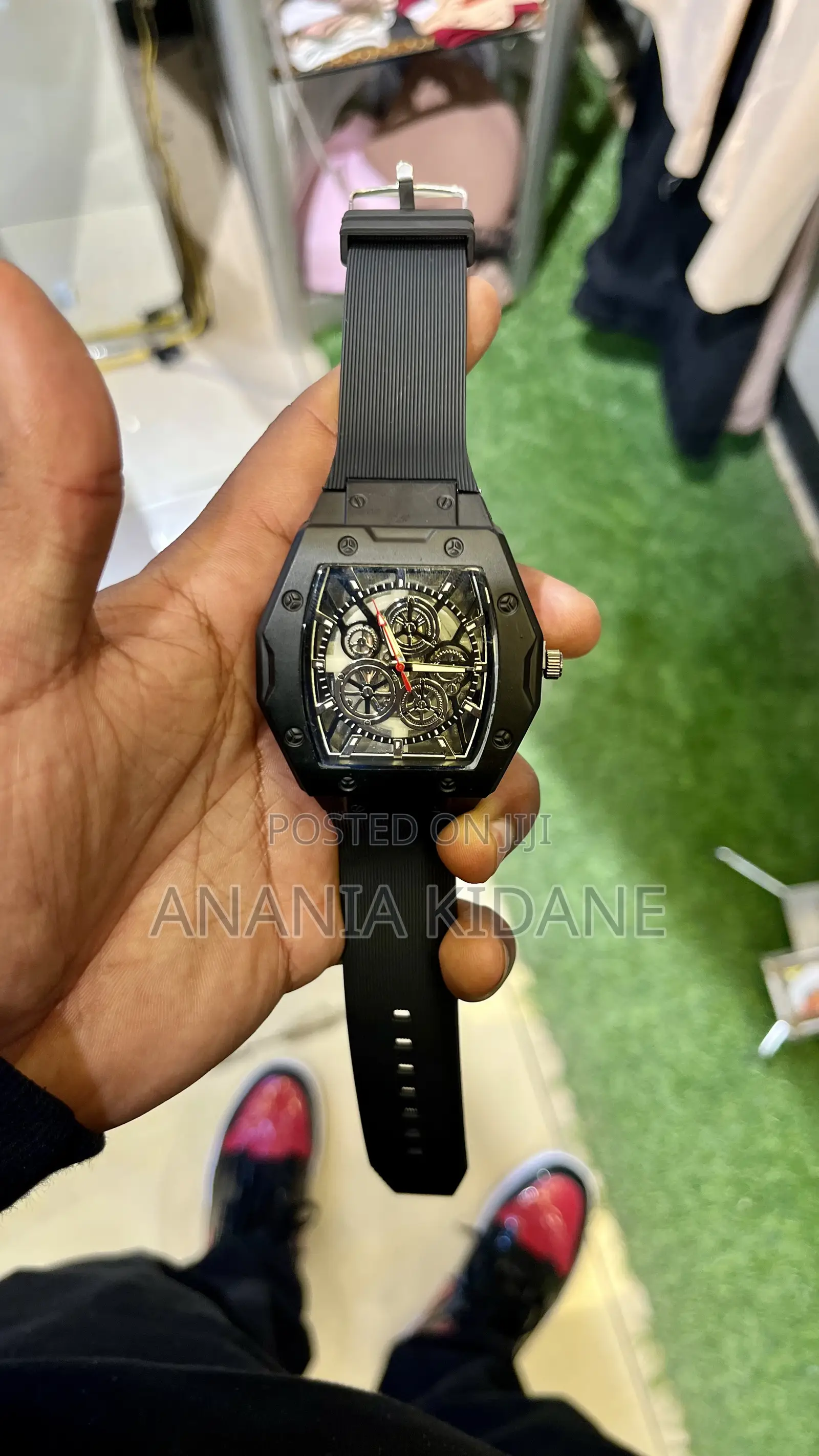 Loco Black Sport Watch