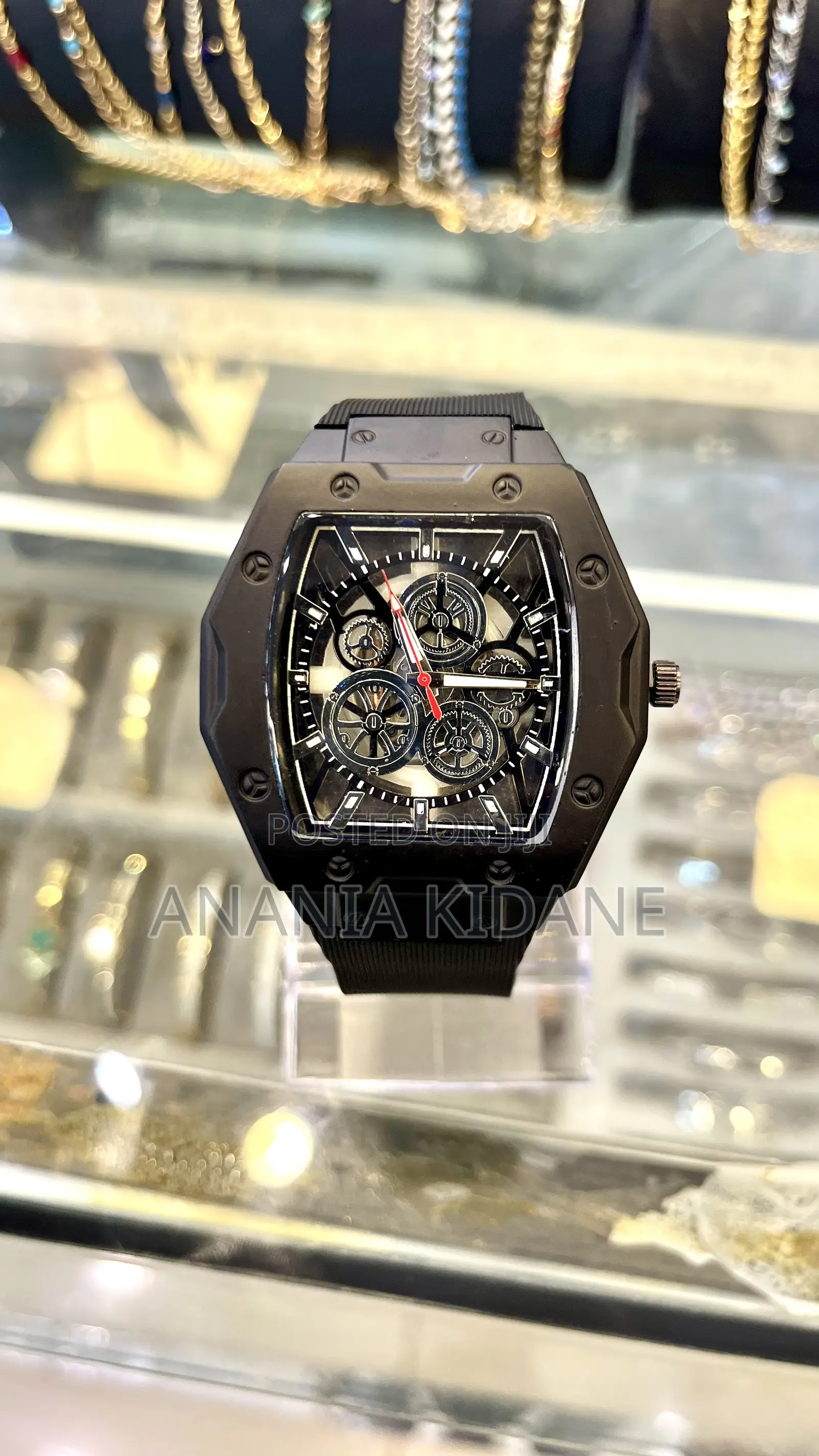 Loco Black Sport Watch