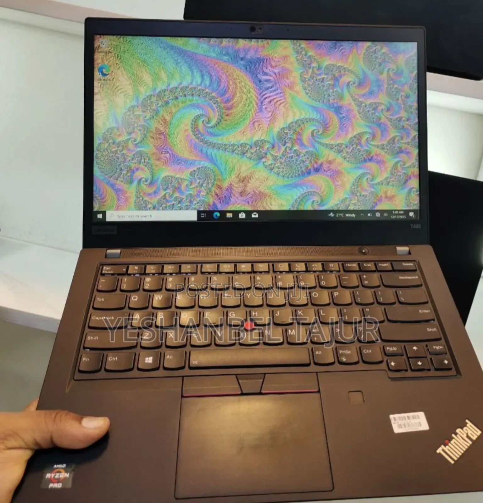 New Laptop Lenovo ThinkPad T495s 16GB AMD Ryzen 5 SSD 512GB
