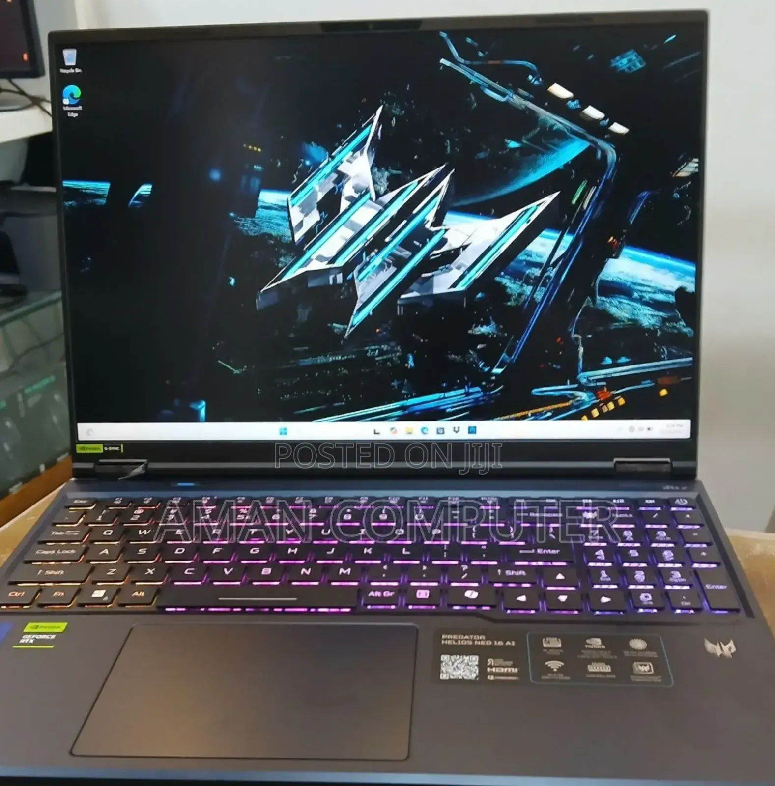 New Laptop Acer Predator Helios Neo 16 32GB Intel Core Ultra 9 SSD 1T