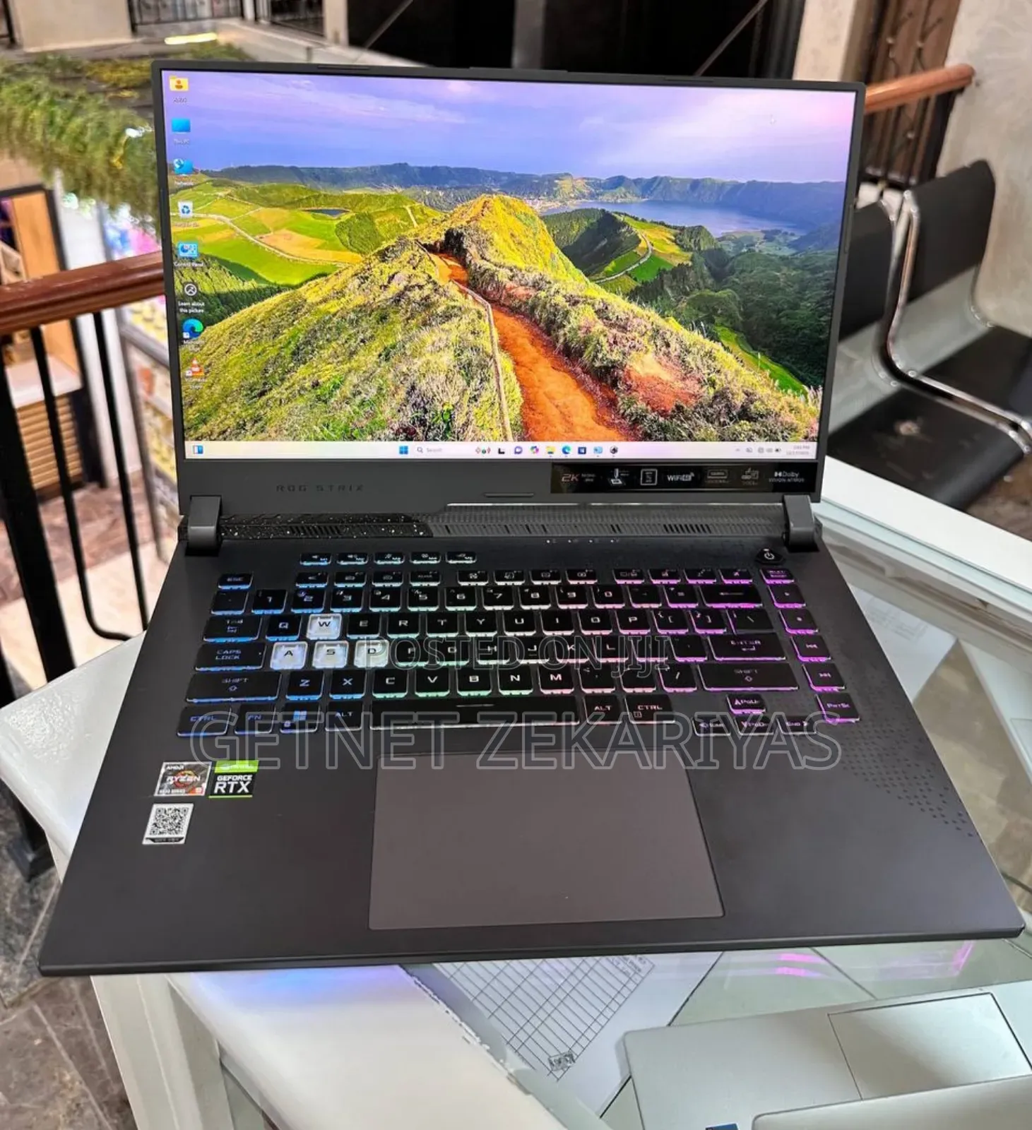 New Laptop Asus ROG Strix G15 16GB AMD Ryzen 9 SSD 512GB