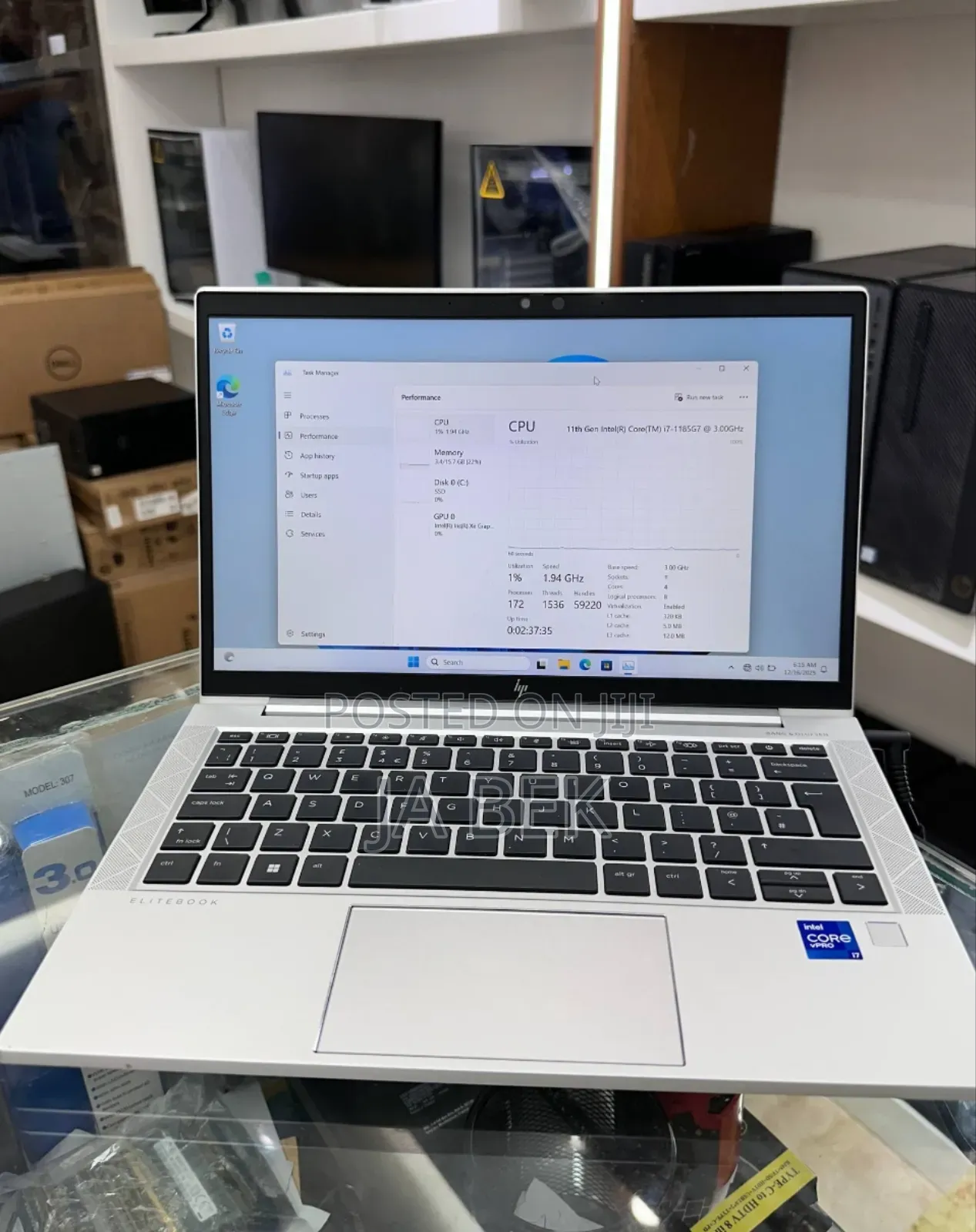 New Laptop HP EliteBook 840 G8 16GB Intel Core I7 SSD 512GB