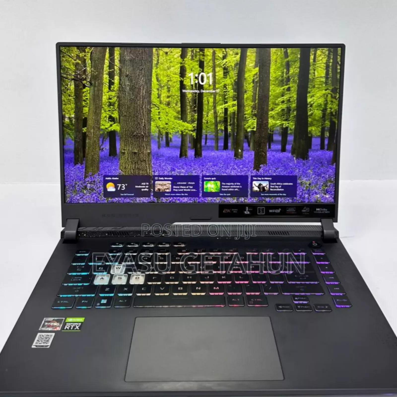 New Laptop Asus ROG Strix G15 16GB Intel Core I9 SSD 512GB