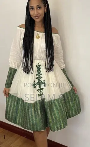Photo - Elegant Short Habesha Dress