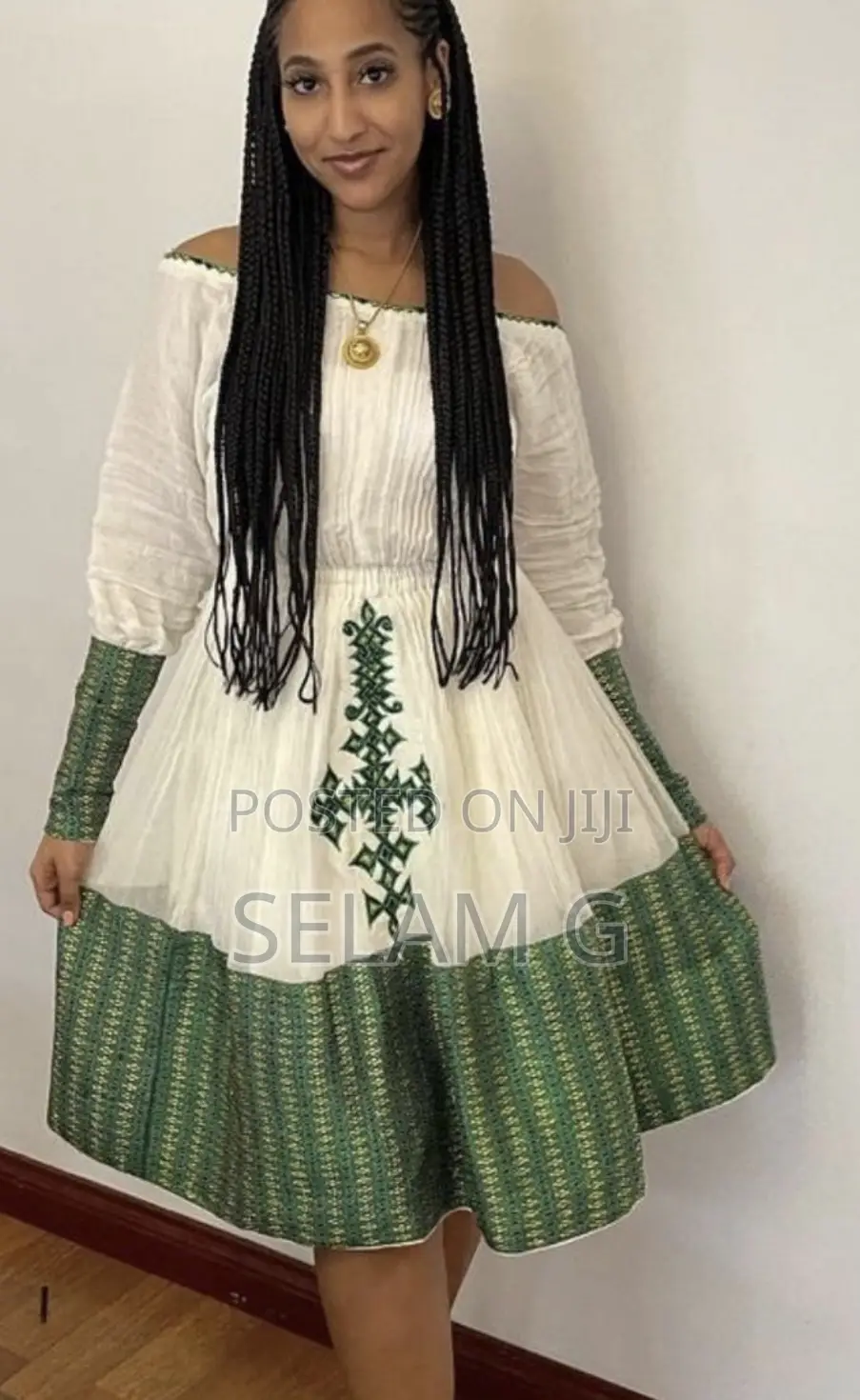 Elegant Short Habesha Dress
