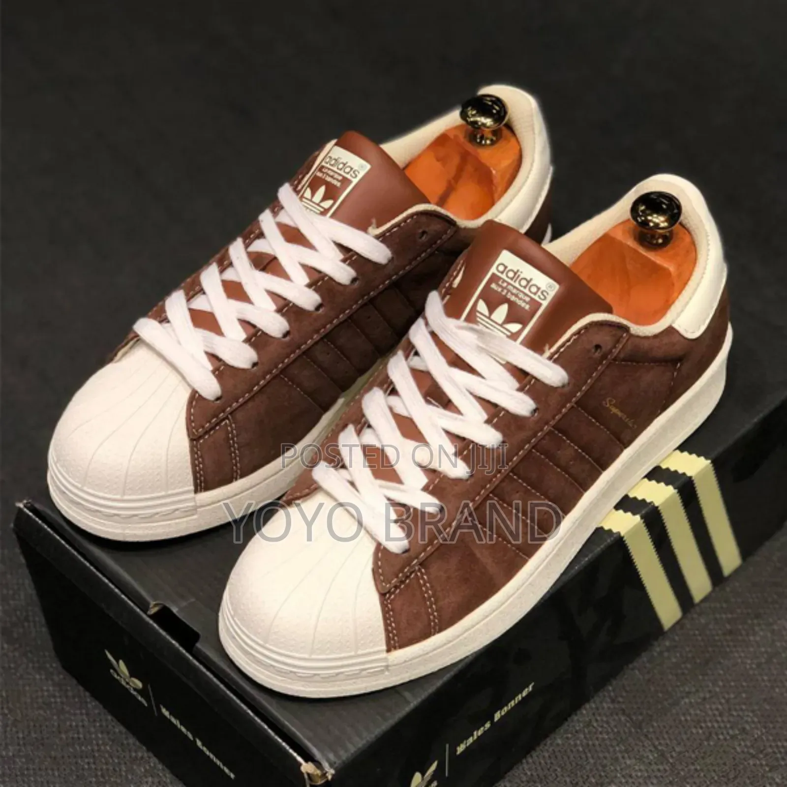 Adidas Old School Super Star Brown Fashion Ahoes