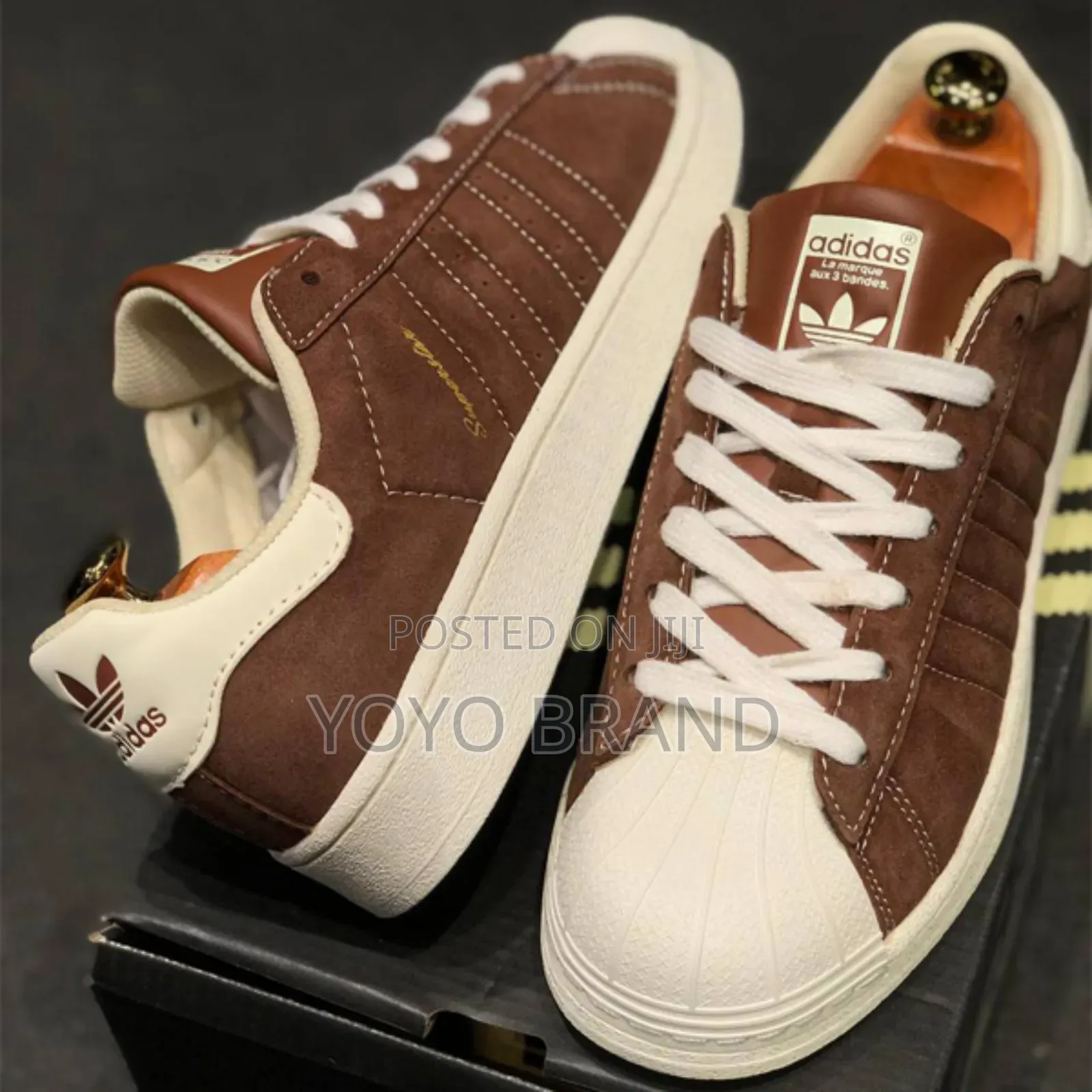 Adidas Old School Super Star Brown Fashion Ahoes