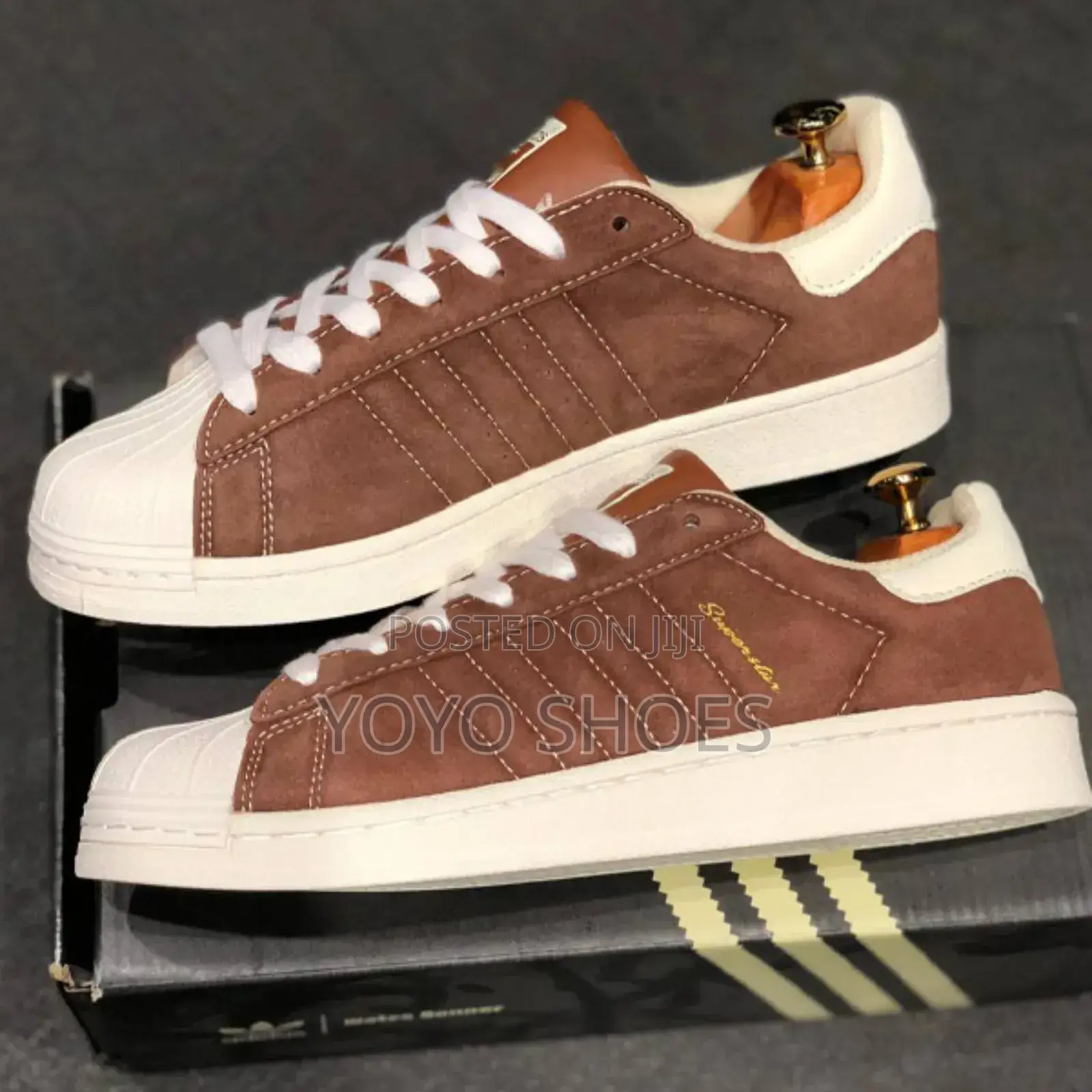 Adidas Old School Super Star Brown Fashion Ahoes