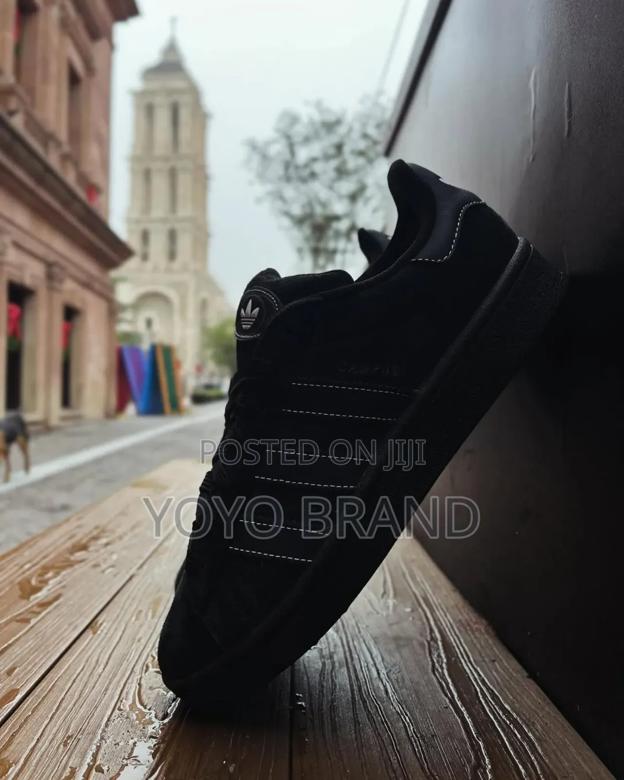 Adidas Campus Oos Triple Black Fashion Shoes