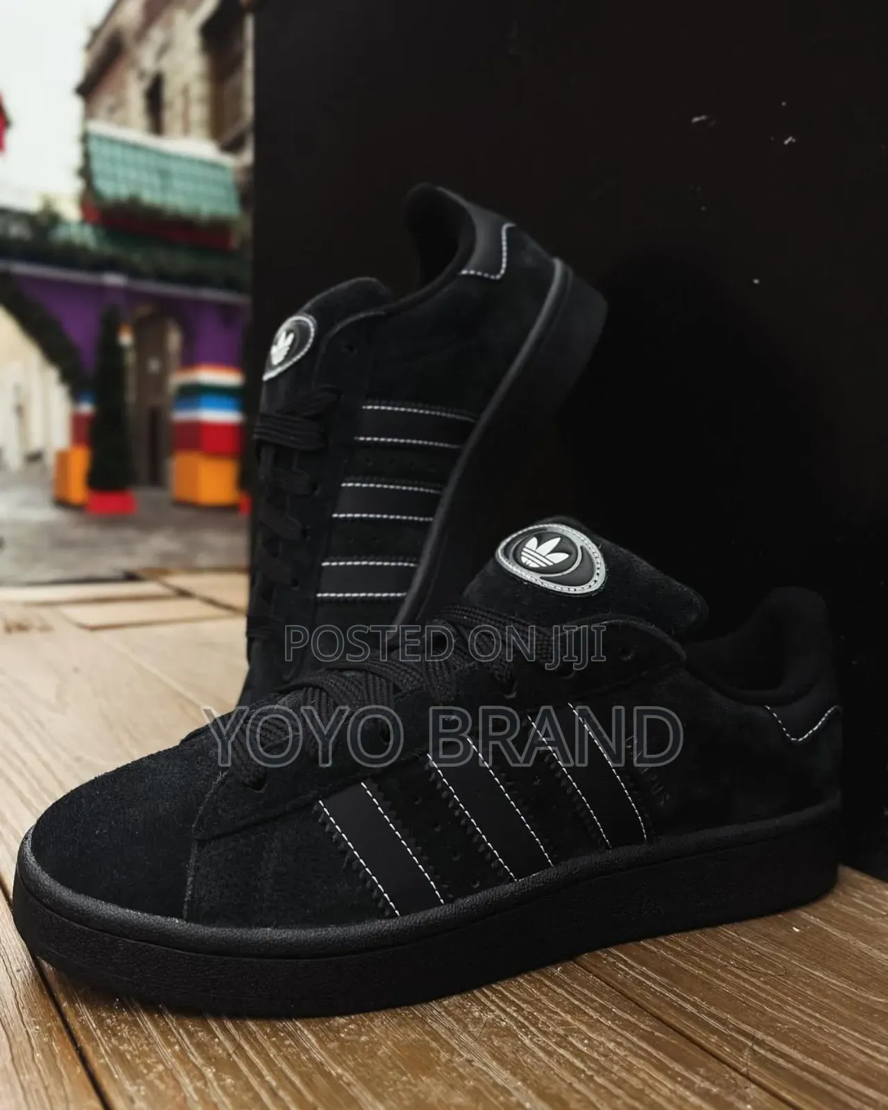 Adidas Campus Oos Triple Black Fashion Shoes