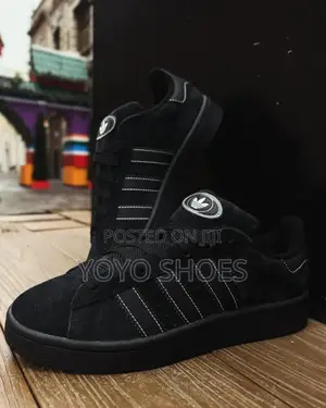 Adidas Campus Oos Triple Black Fashion Shoes