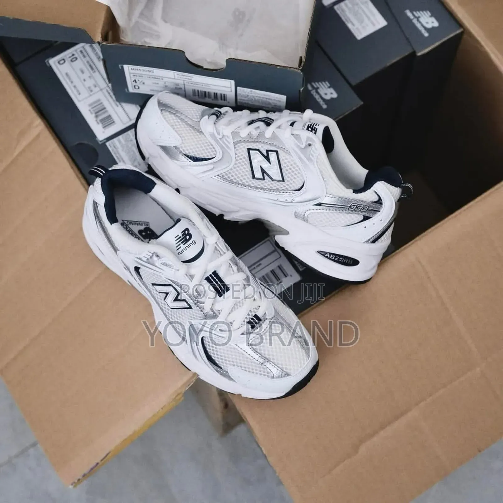 New Fashion New Balance 530 White Blue Fashion Shoes