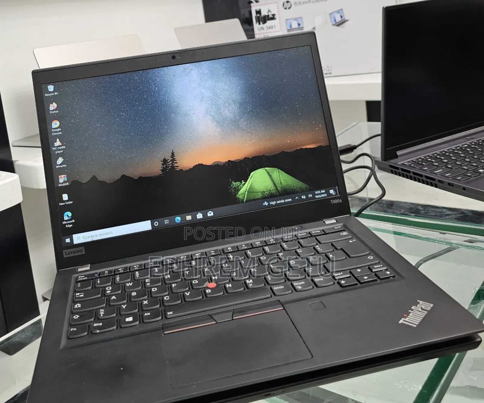 New Laptop Lenovo ThinkPad T495s 16GB AMD Ryzen 7 SSD 512GB