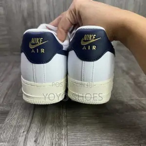 Nike Air Force 1 Low O7 White Blue Strip Fashion Shoes