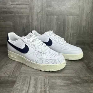 Nike Air Force 1 Low O7 White Blue Strip Fashion Shoes