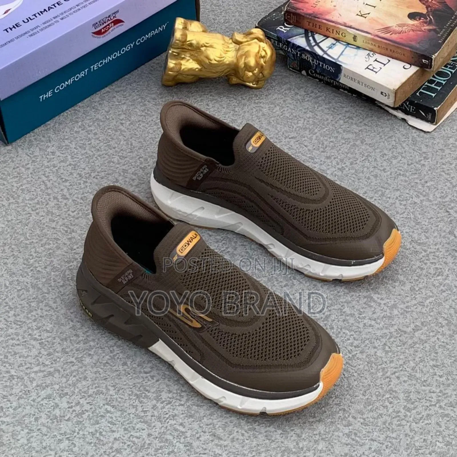 Skechers Slip-Ins Brown Fashion Sneaker