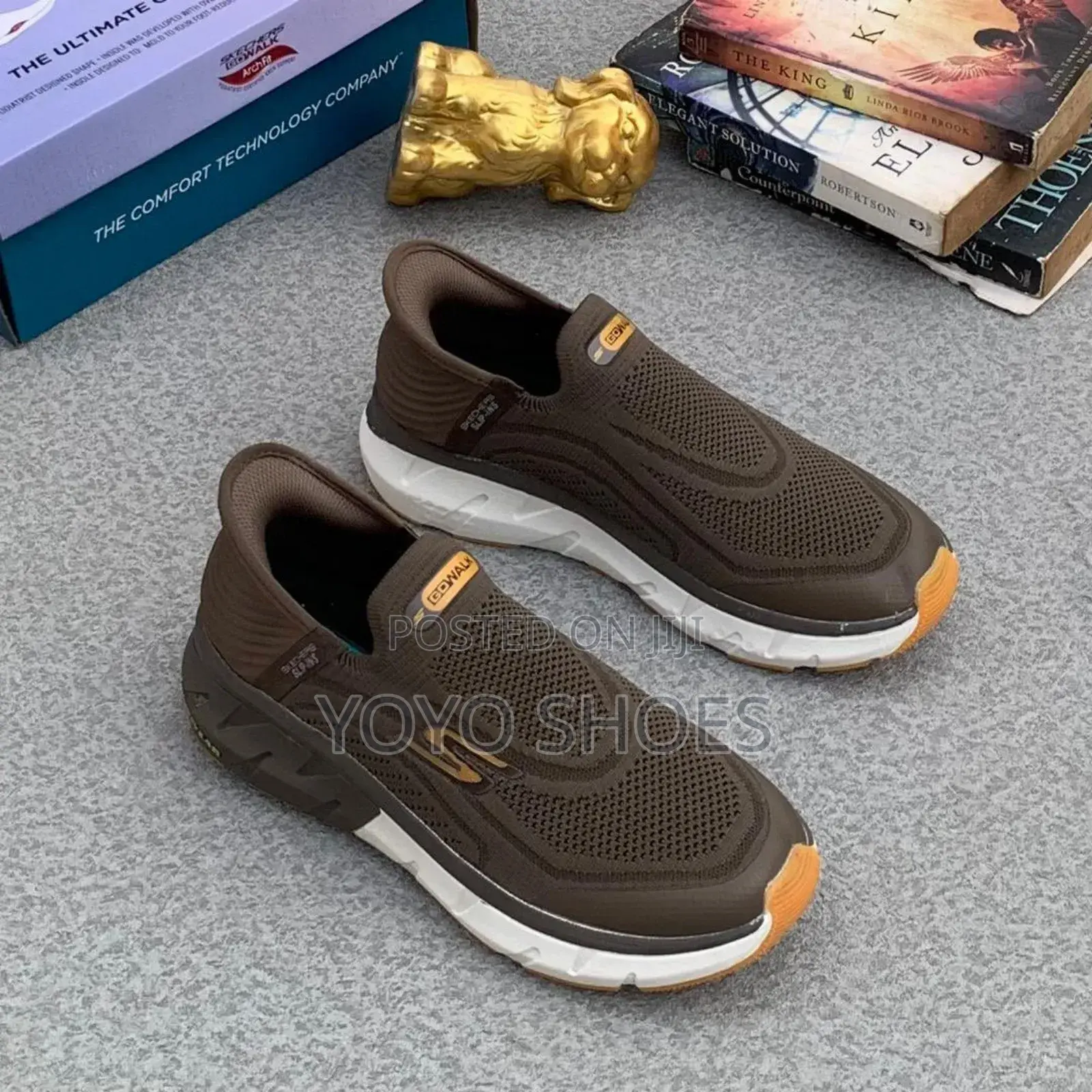 Skechers Slip-Ins Brown Fashion Sneaker