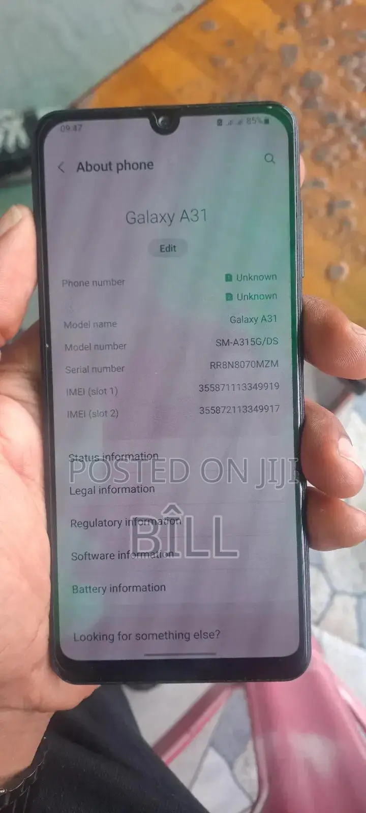 Samsung Galaxy A31 128 GB Blue