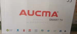 Photo - Aucma 55 Inch Doble Glass Smart Android 14 1.5ram 8gb Rom Uhd