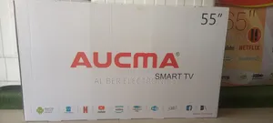 Aucma 55 Inch Doble Glass Smart Android 14 1.5ram 8gb Rom Uhd