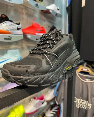 Skeches Max-Protect Black Fashion Sneaker