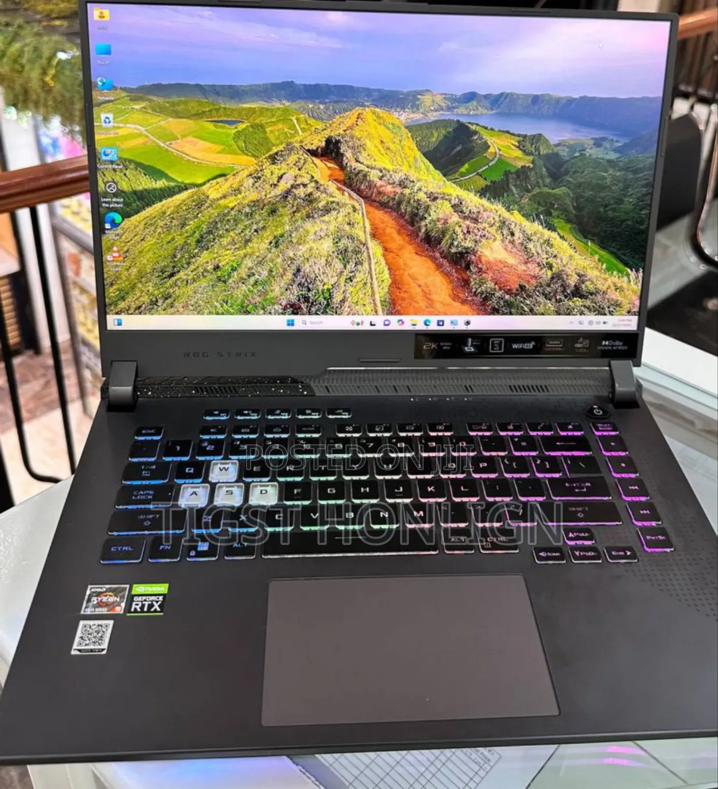 New Laptop Asus ROG Strix G15 16GB AMD Ryzen 9 SSD 512GB
