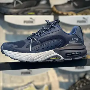 Skechers Max-Protect Blue Fashion Sneaker