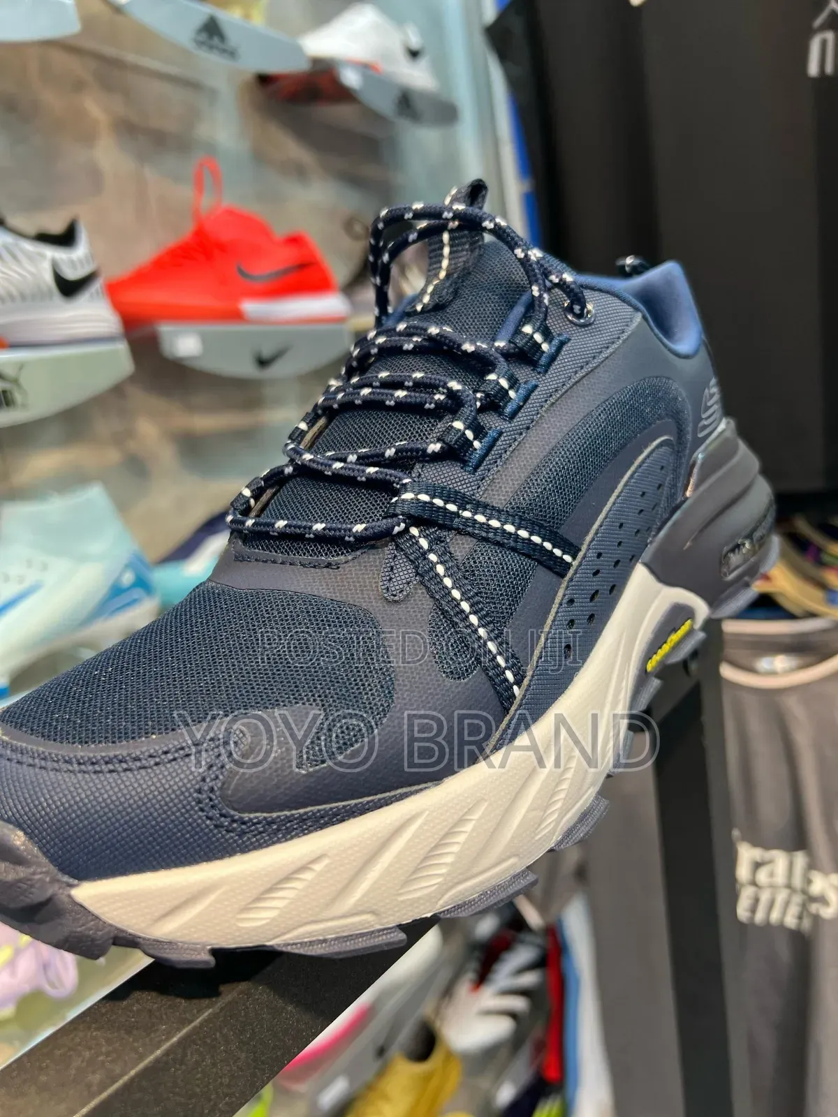 Skechers Max-Protect Blue Fashion Sneaker
